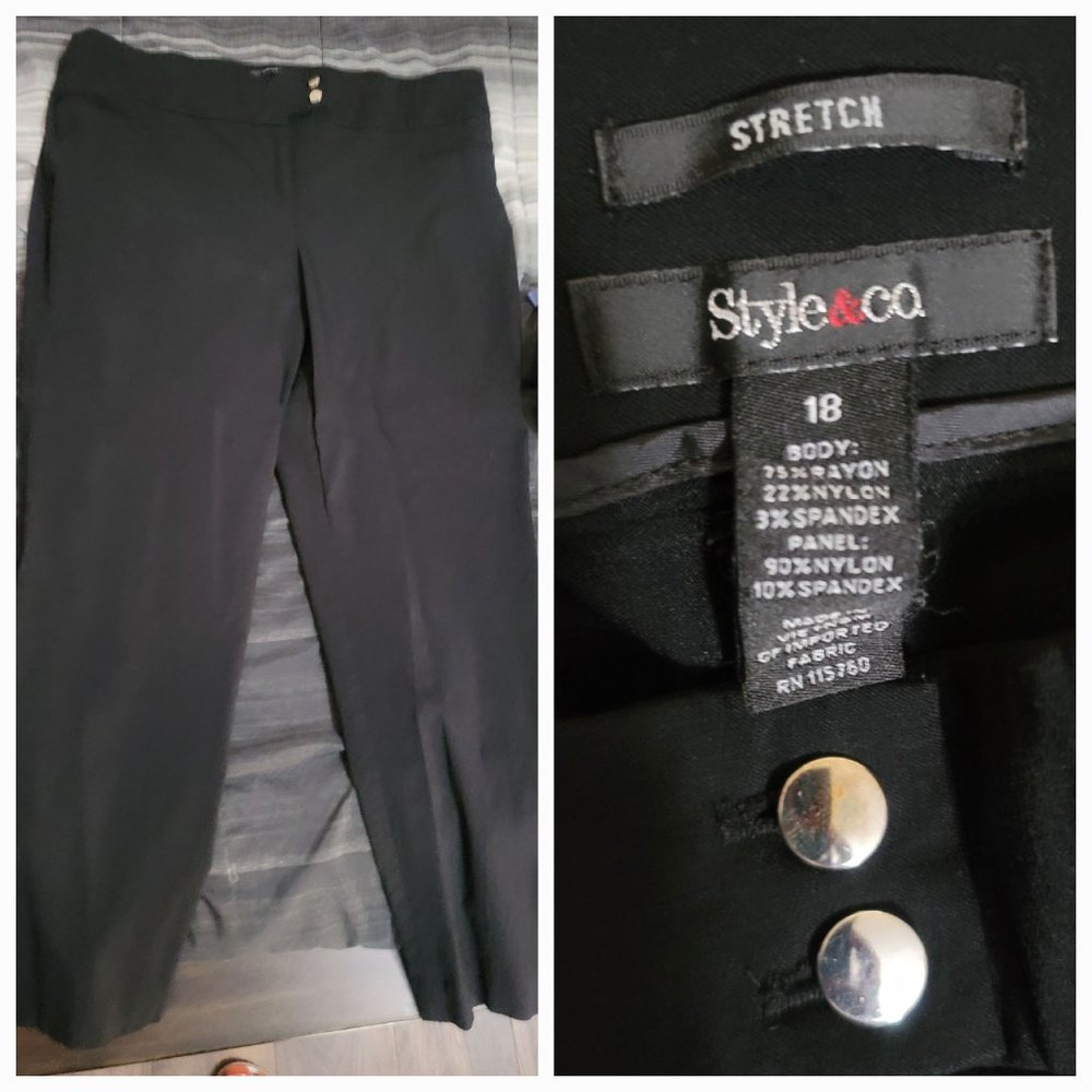 Black dress pant